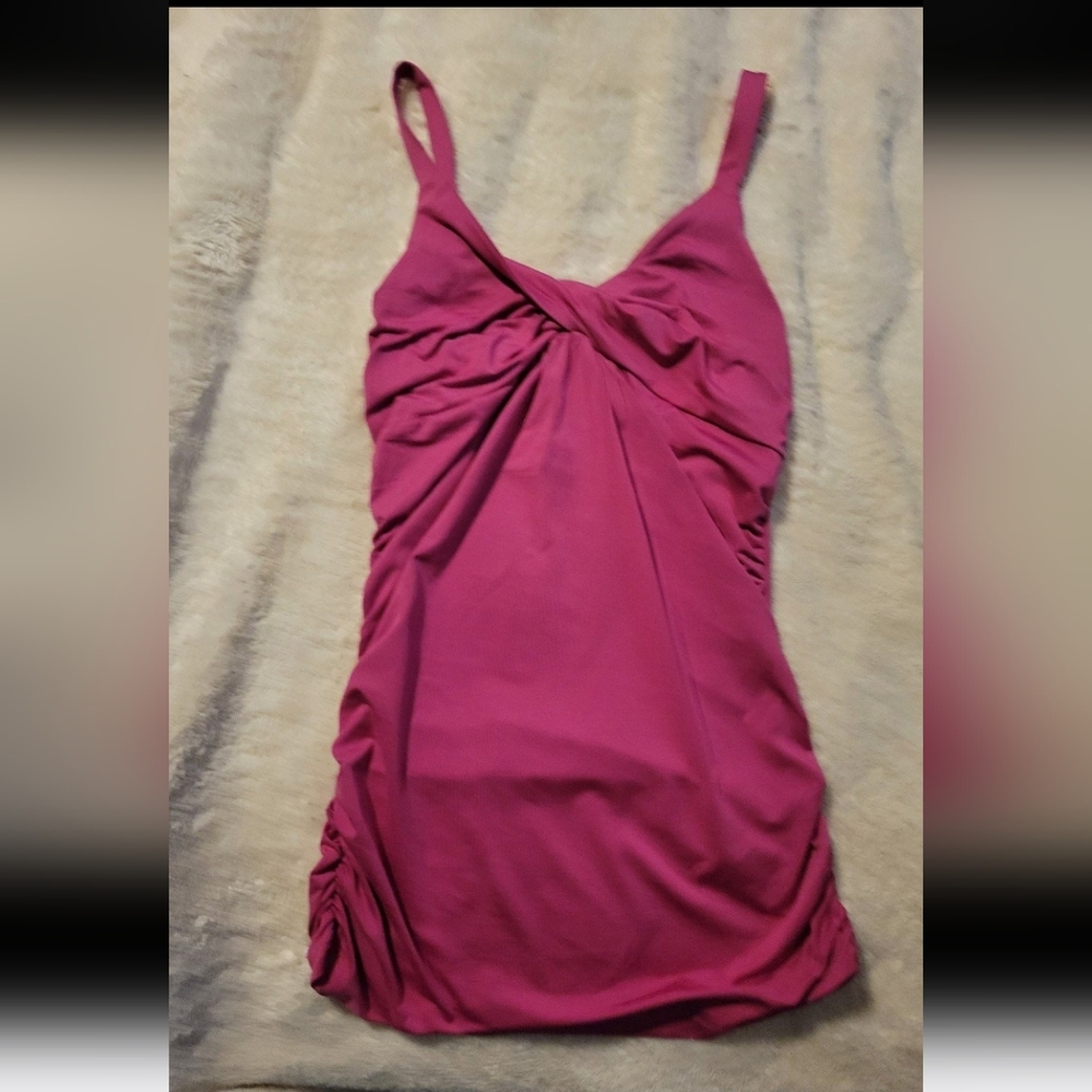Charlotte Russe Ruched Tank Top